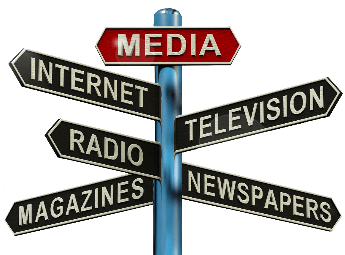 Media, Internet, Television, Radio, Newspapers, Magazines